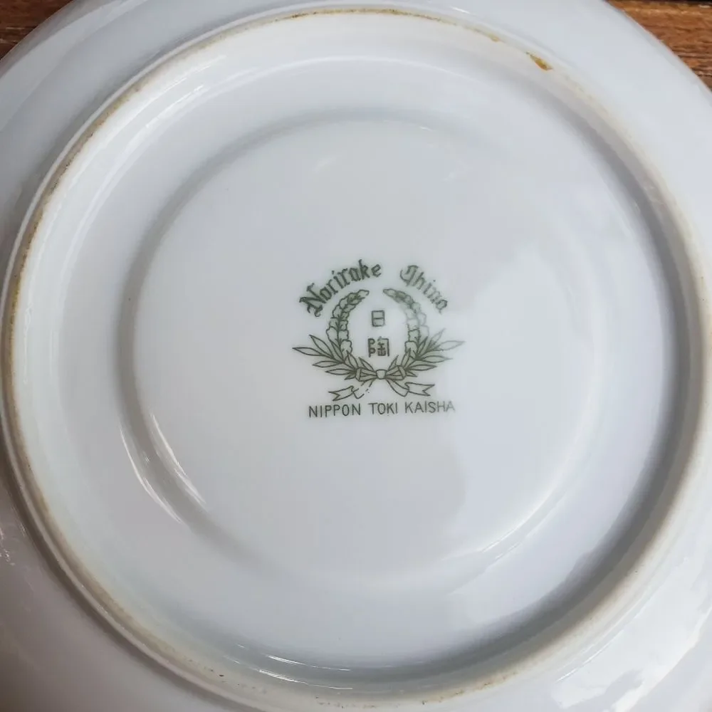 Noritake China Tea Cups Saucers Set of 6